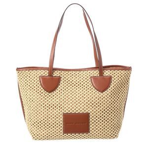 Marc Jacobs Straw On Your Marc Canvas Tote
